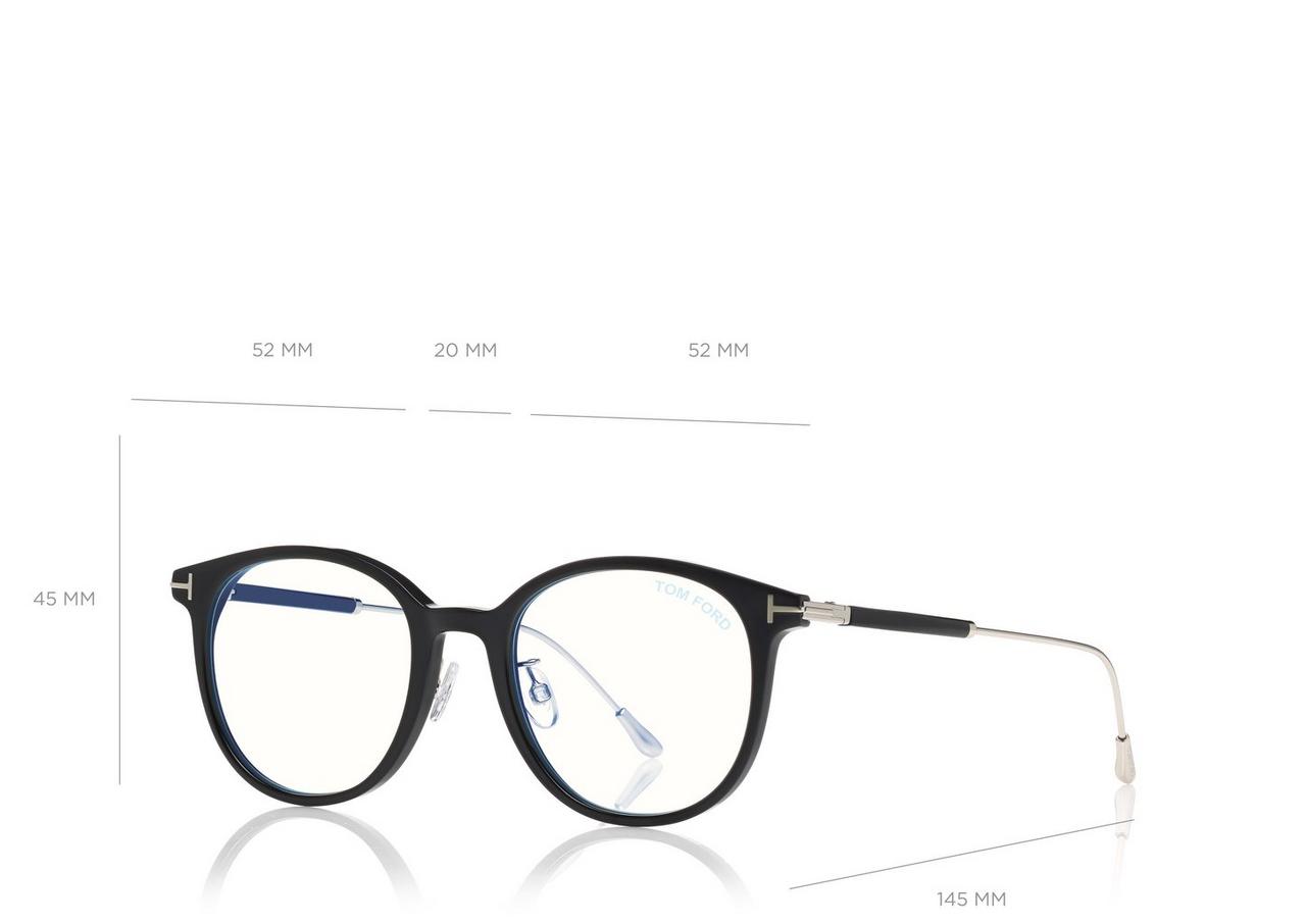 BLUE BLOCK SOFT ROUND OPTICALS image number 3