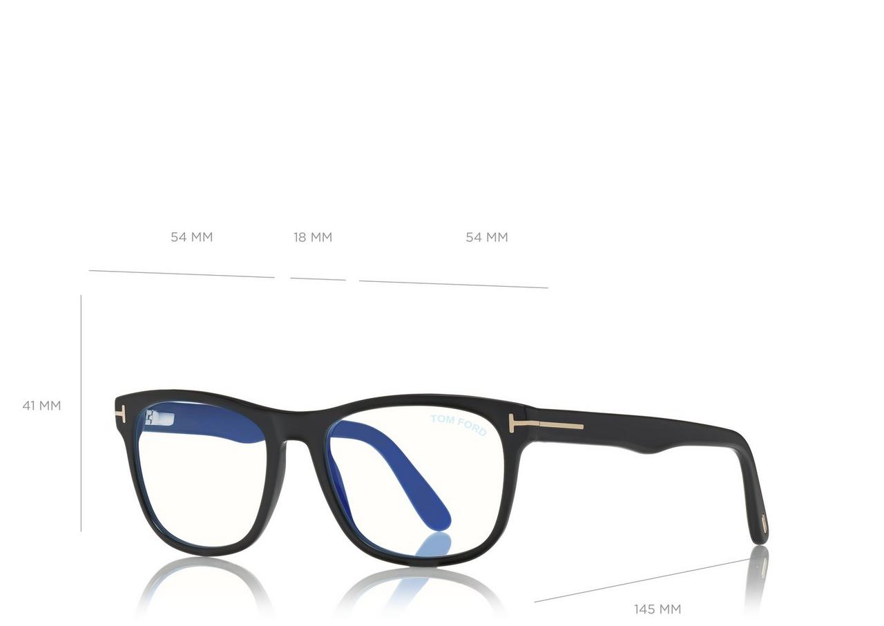 BLUE BLOCK SOFT SQUARE OPTICALS image number 3