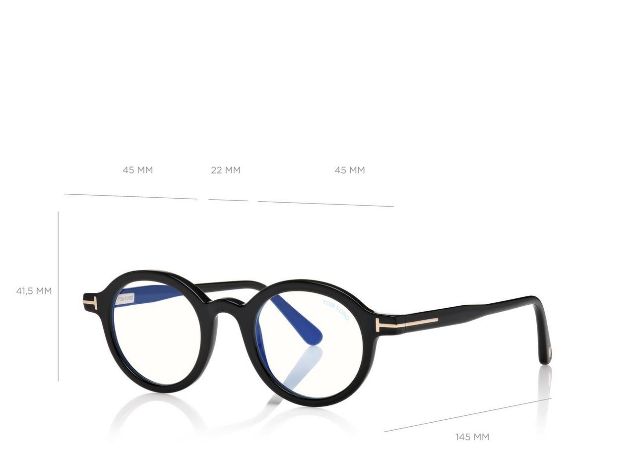 TOM FORD ROUND SHAPE BLUE BLOCK OPTICALFENDI