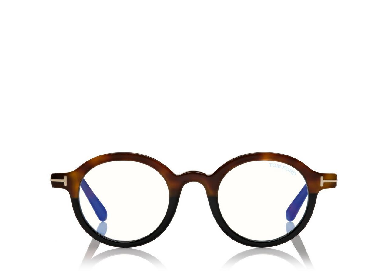 TOM FORD ROUND SHAPE BLUE BLOCK OPTICALFENDI