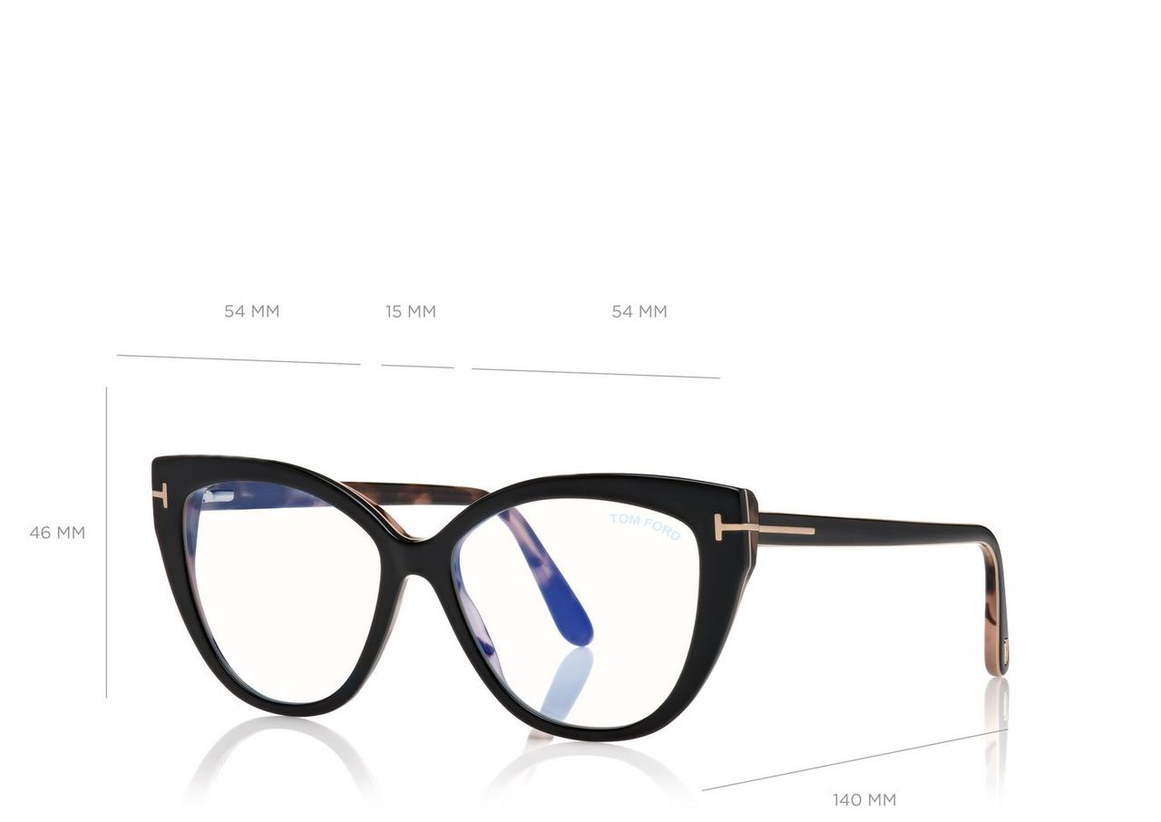 BLUE BLOCK SOFT CAT EYE OPTICALS image number 3