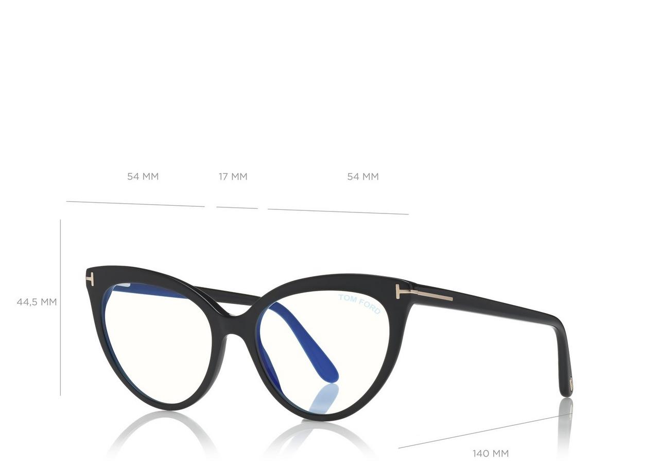 BLUE BLOCK CAT EYE OPTICALS image number 3