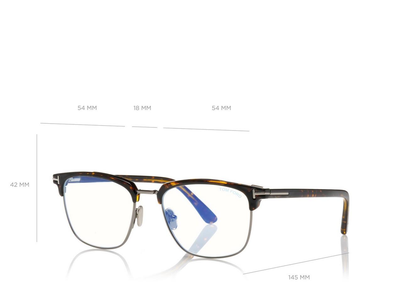 BLUE BLOCK SOFT SQUARE MAGNETIC BRIDGE OPTICALS image number 3
