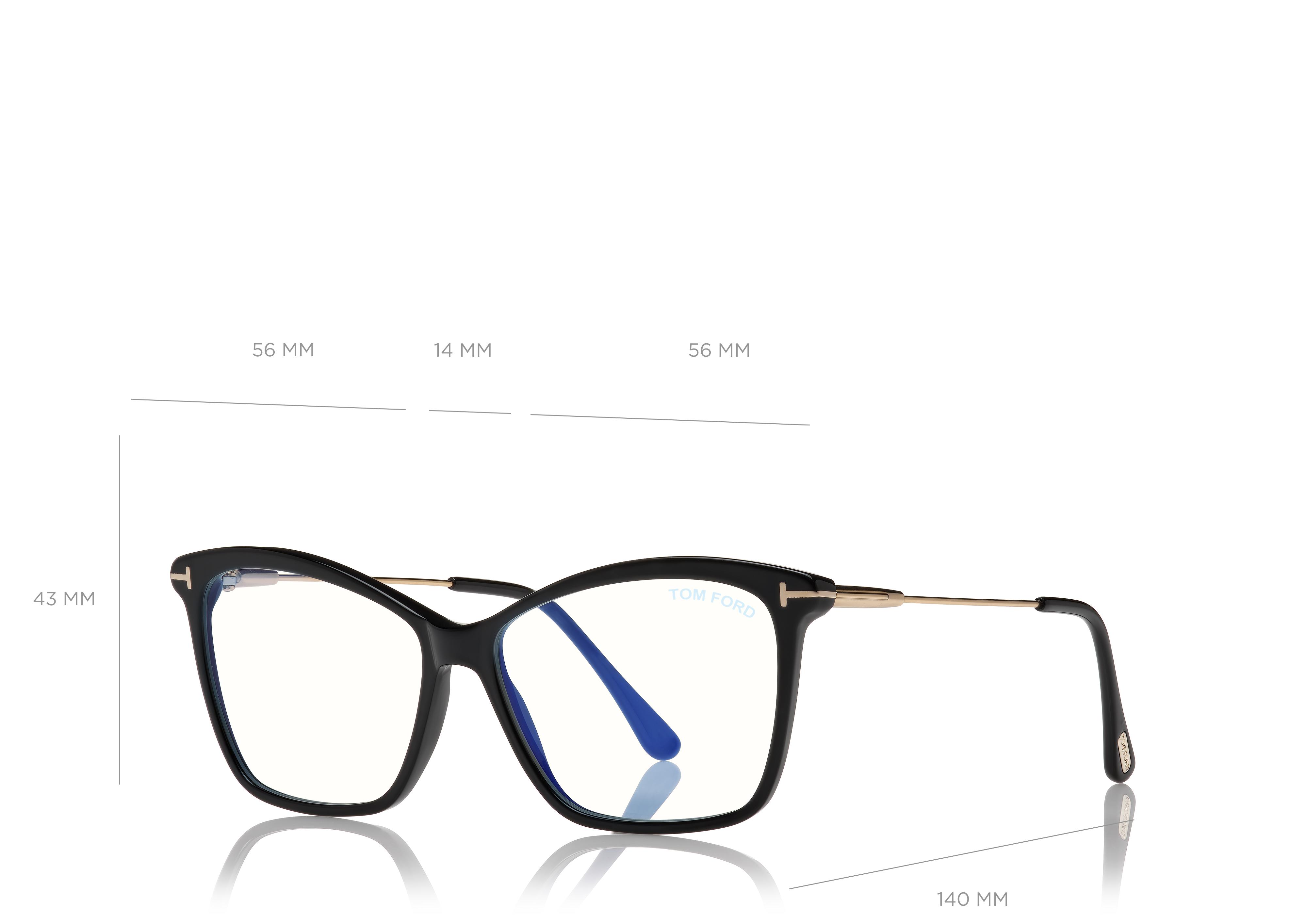 TOMFORD キャットアイクラス FT5616B 052 Tom Ford FT5616 54mm 54-14-140 Cat Eye Magenta Red Women's