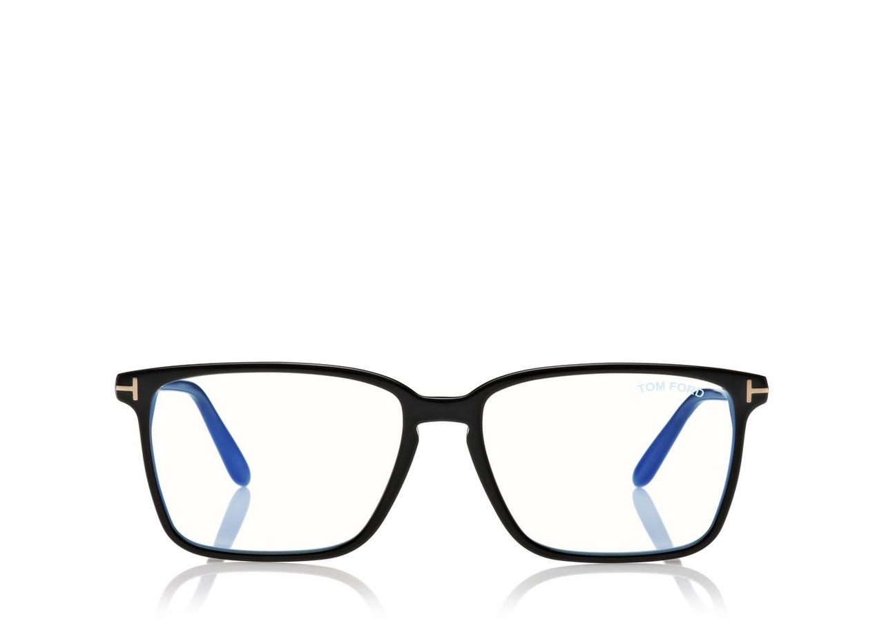 BLUE BLOCK SOFT SQUARE SHAPE OPTICALS image number 0