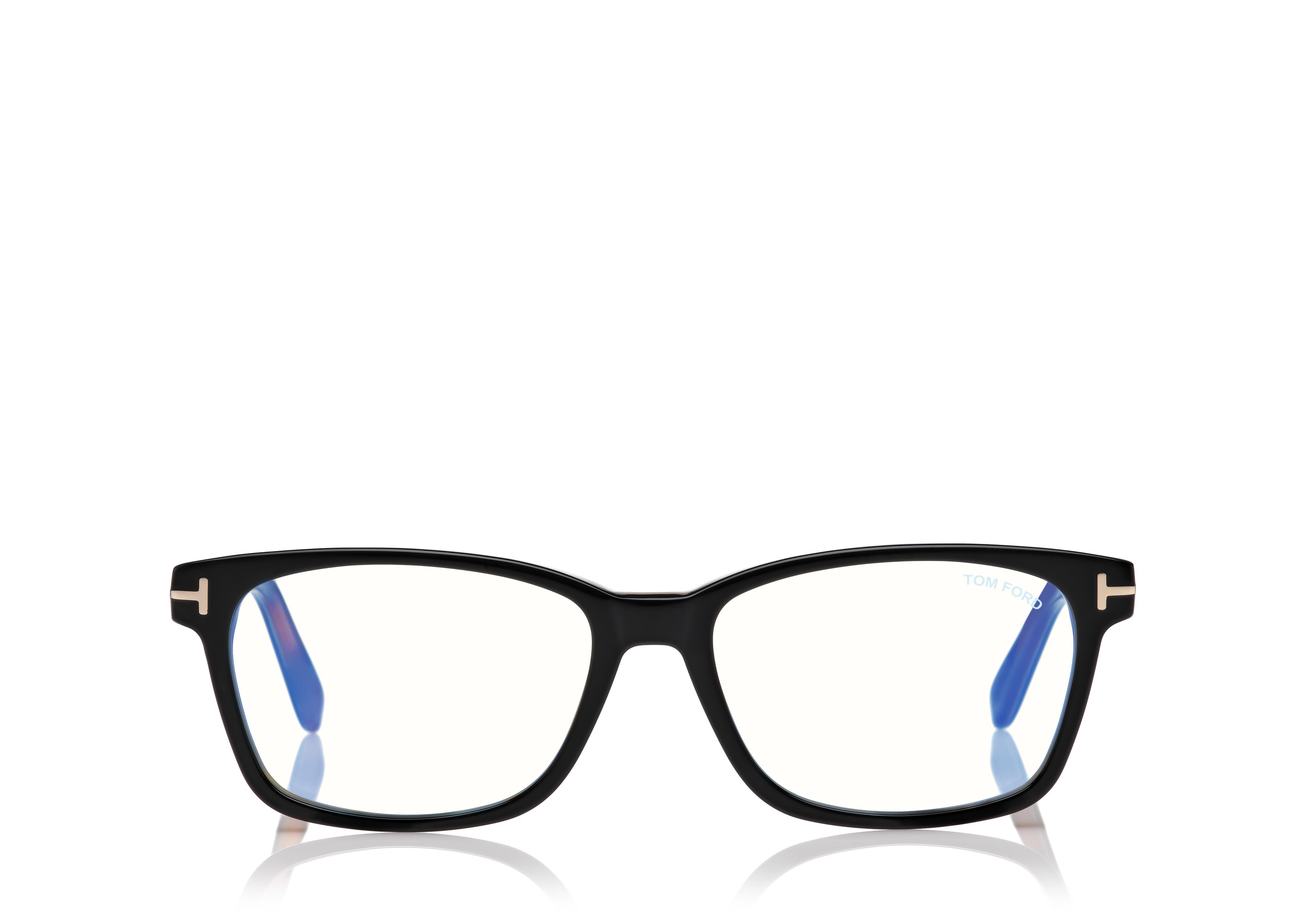TOM FORD ブラック サングラス TF530-F O’Keefe ブルー BLUE BLOCK CLASSICAL RECTANGULAR OPTICALS | Tom Ford Fashion