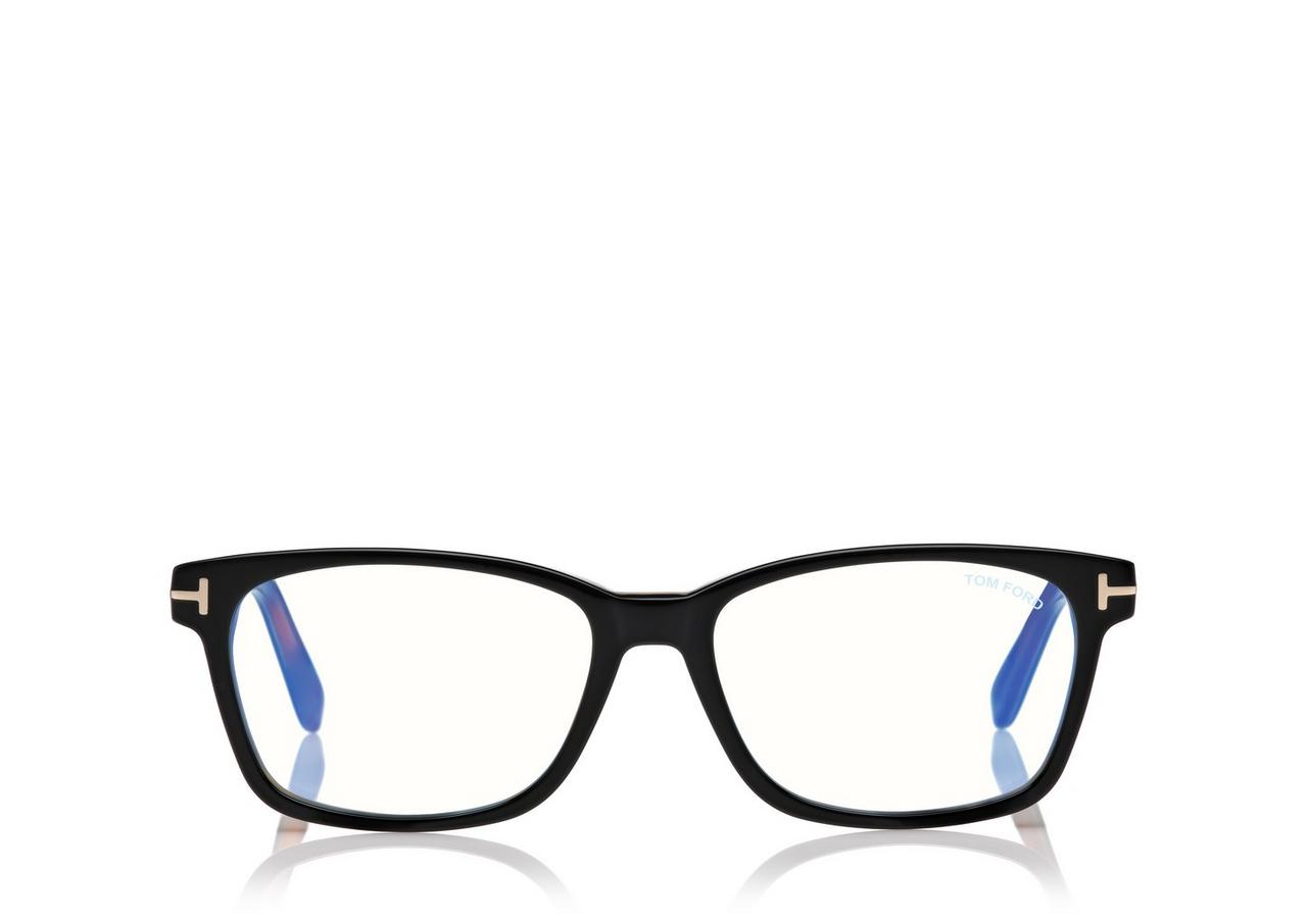 BLUE BLOCK CLASSICAL RECTANGULAR OPTICALS