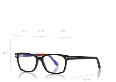 BLUE BLOCK CLASSICAL RECTANGULAR OPTICALS image number 3