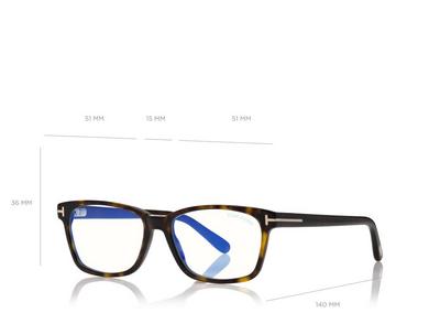 BLUE BLOCK CLASSICAL RECTANGULAR OPTICALS image number 3