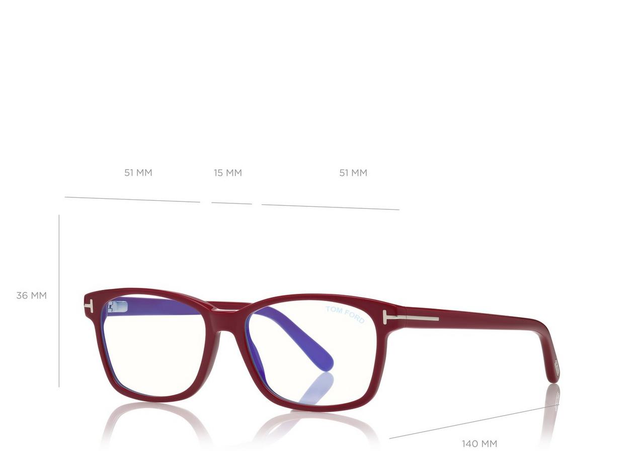 BLUE BLOCK CLASSICAL RECTANGULAR OPTICALS image number 3