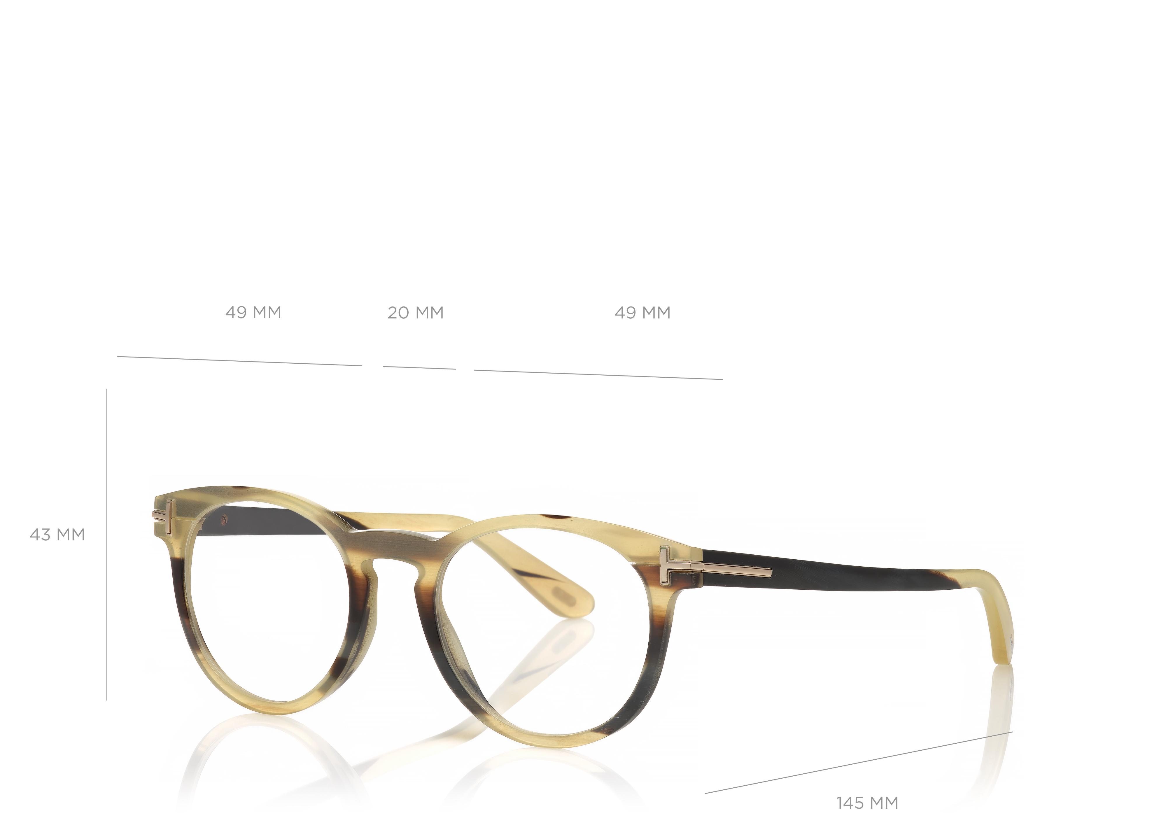 KEY BRIDGE ROUND HORN OPTICAL | Tom Ford Fashion