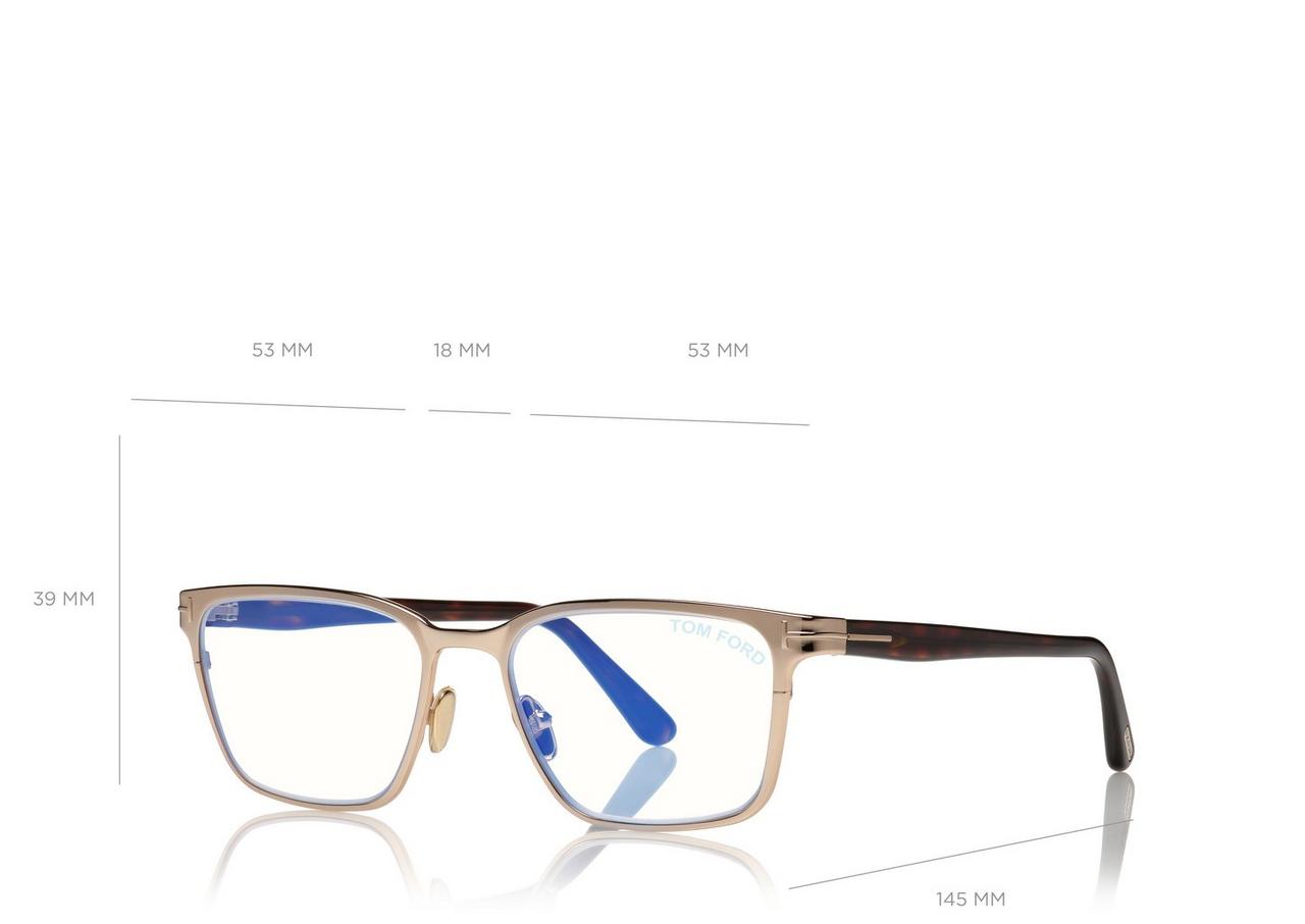 BLUE BLOCK SQUARED OPTICALS image number 3