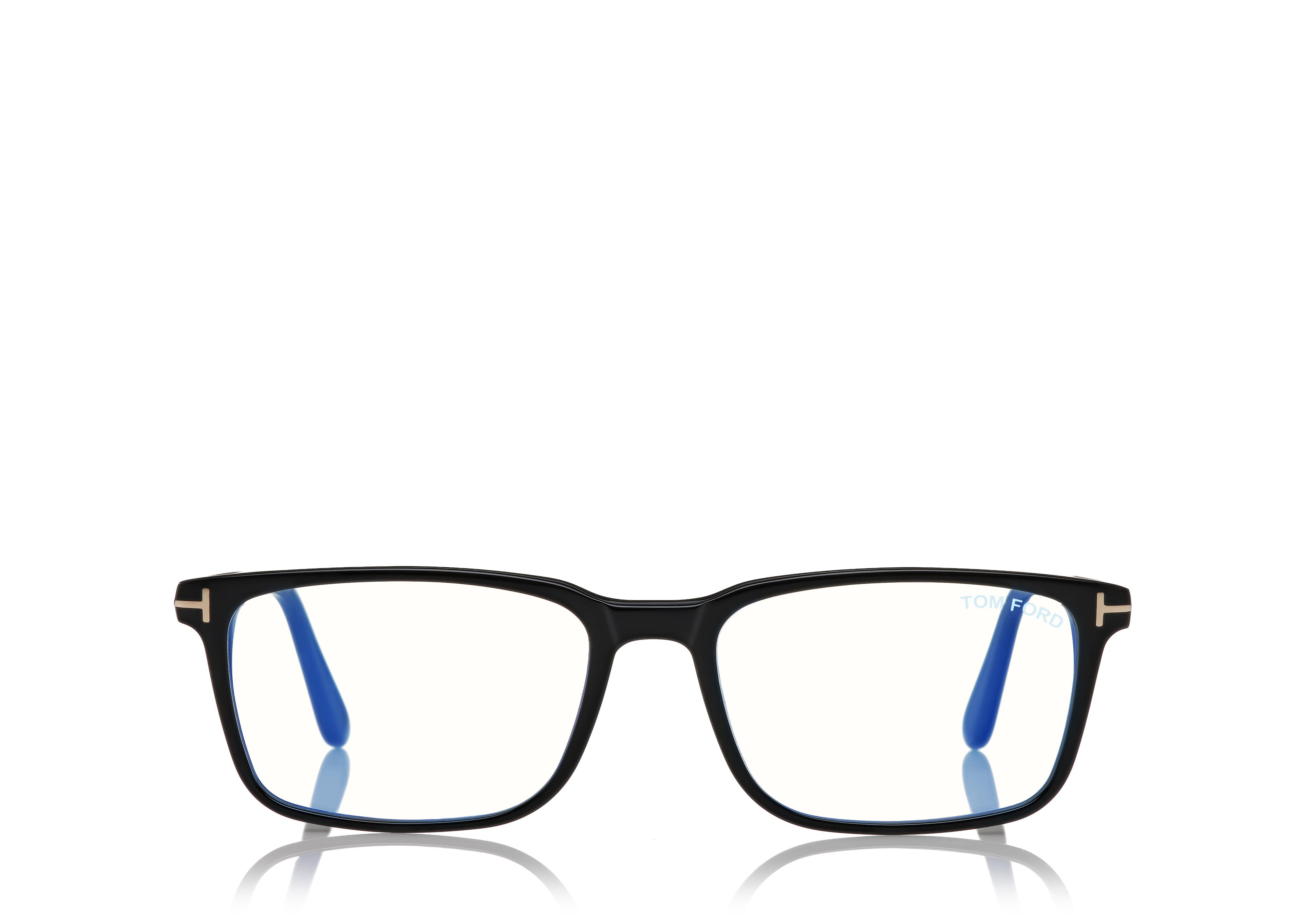 メガネ Tom Ford Blue Light Blocking Glasses TF5807B 001 Unisex Tom Ford TF5807-B 001 Blue Control Glasses - US
