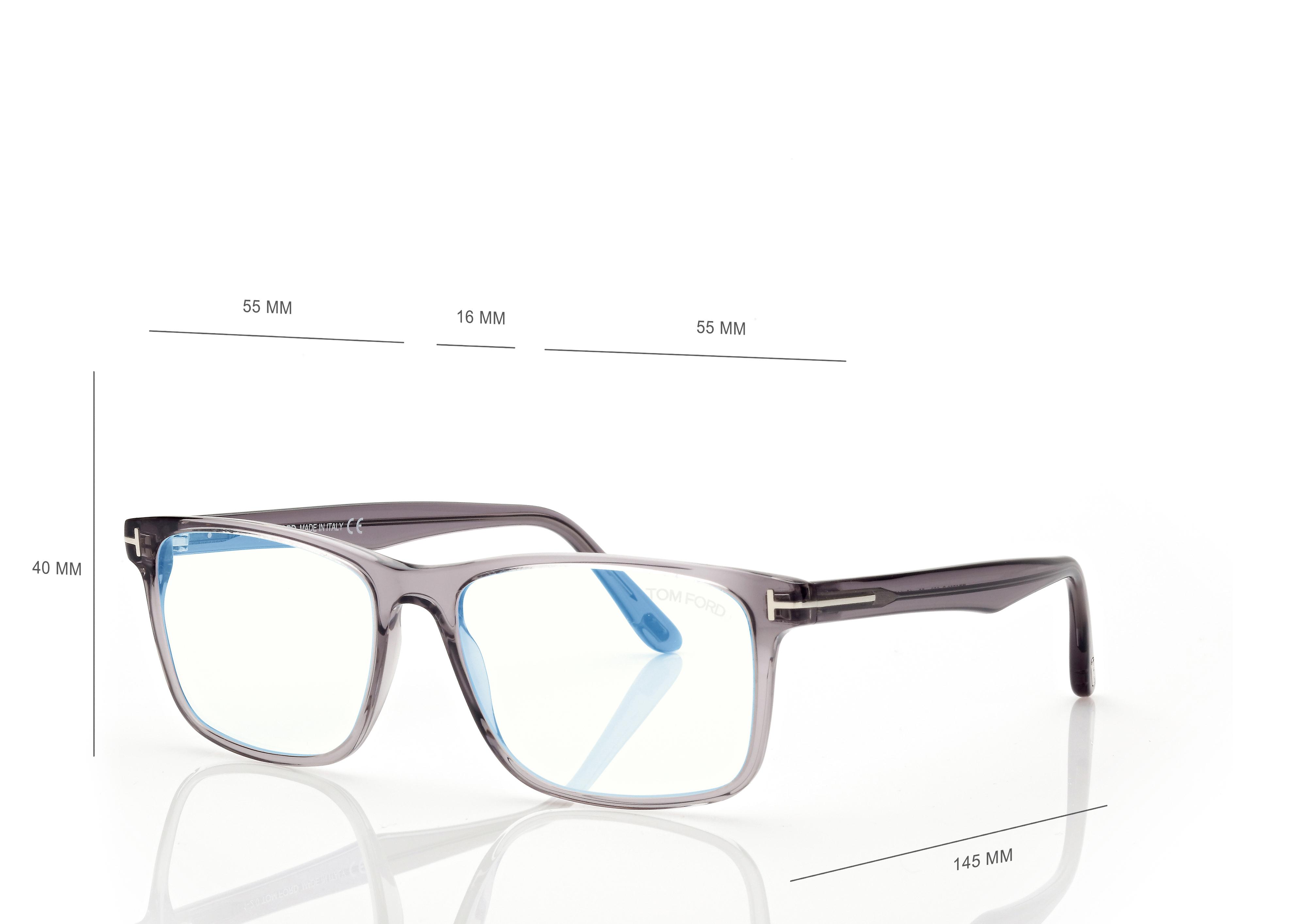 BLUE BLOCK SQUARE OPTICALS | TOM FORD Fashion display picture 1