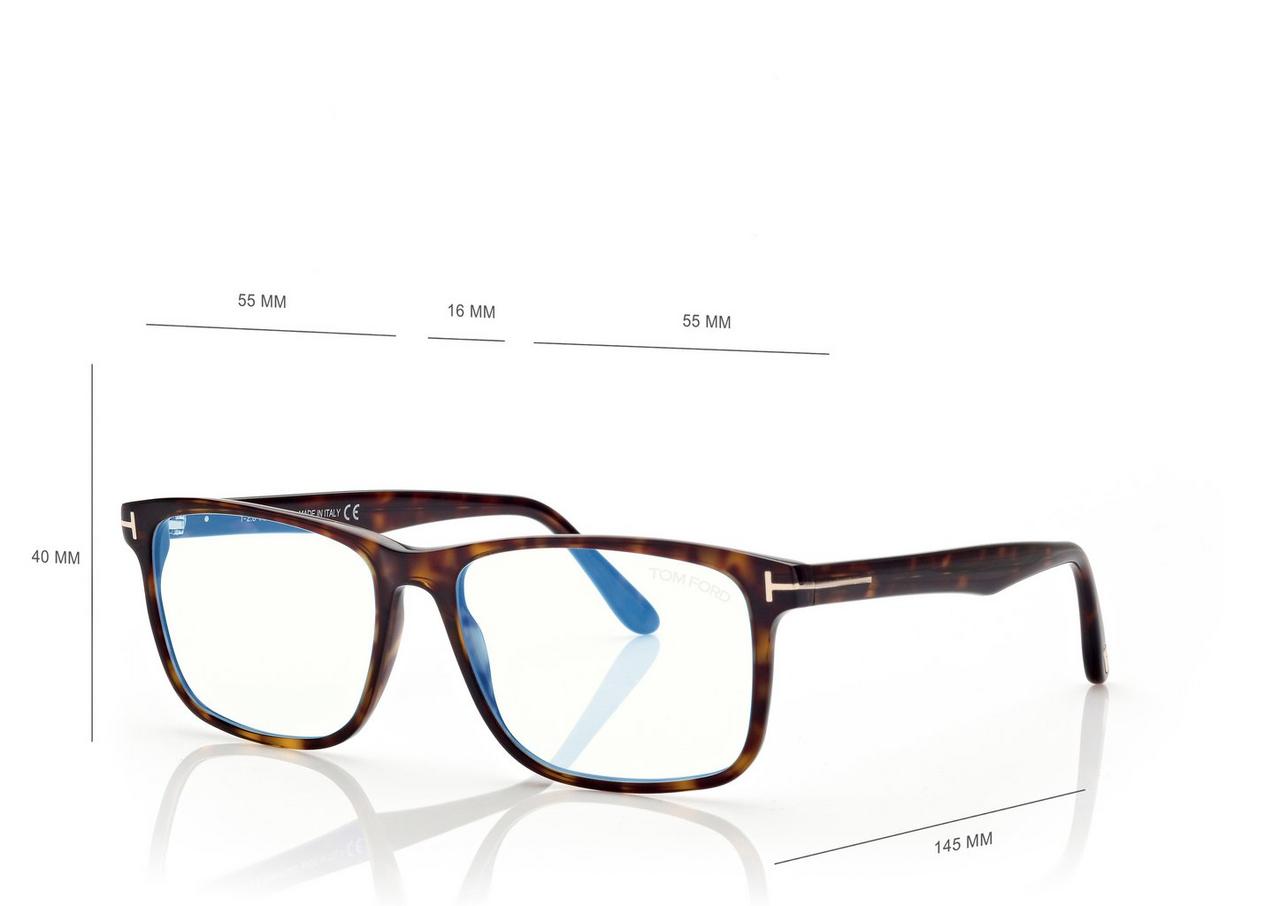 BLUE BLOCK SQUARE OPTICALS image number 3