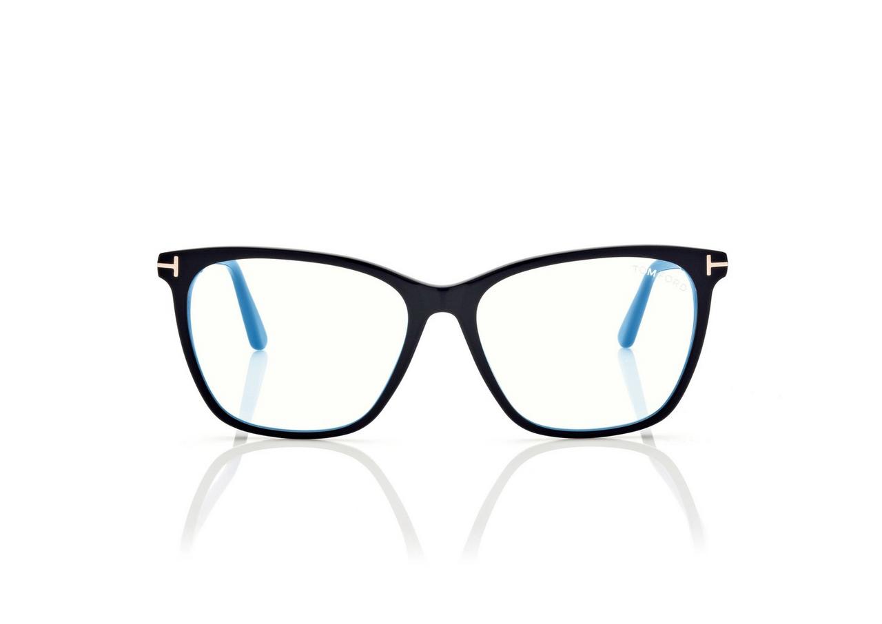 BLUE BLOCK SOFT CAT EYE SHAPE OPTICALS image number 0