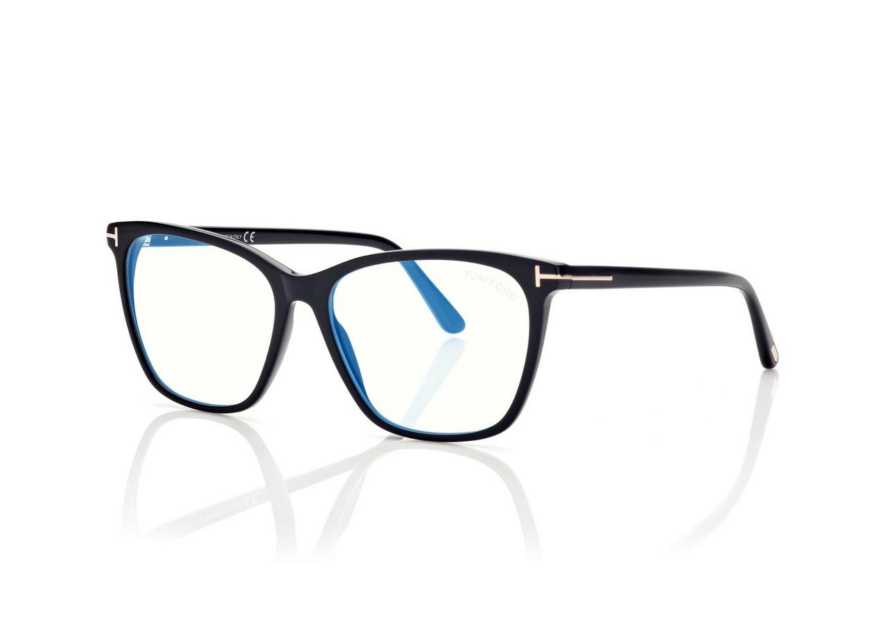 BLUE BLOCK SOFT CAT EYE SHAPE OPTICALS image number 1