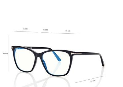 BLUE BLOCK SOFT CAT EYE SHAPE OPTICALS image number 3