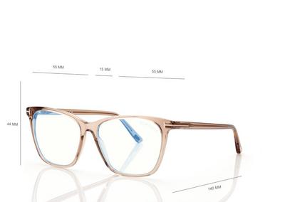 BLUE BLOCK SOFT CAT EYE SHAPE OPTICALS image number 3