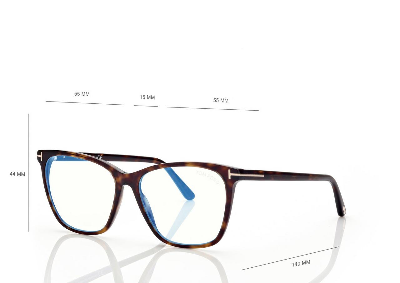 BLUE BLOCK SOFT CAT EYE SHAPE OPTICALS image number 3