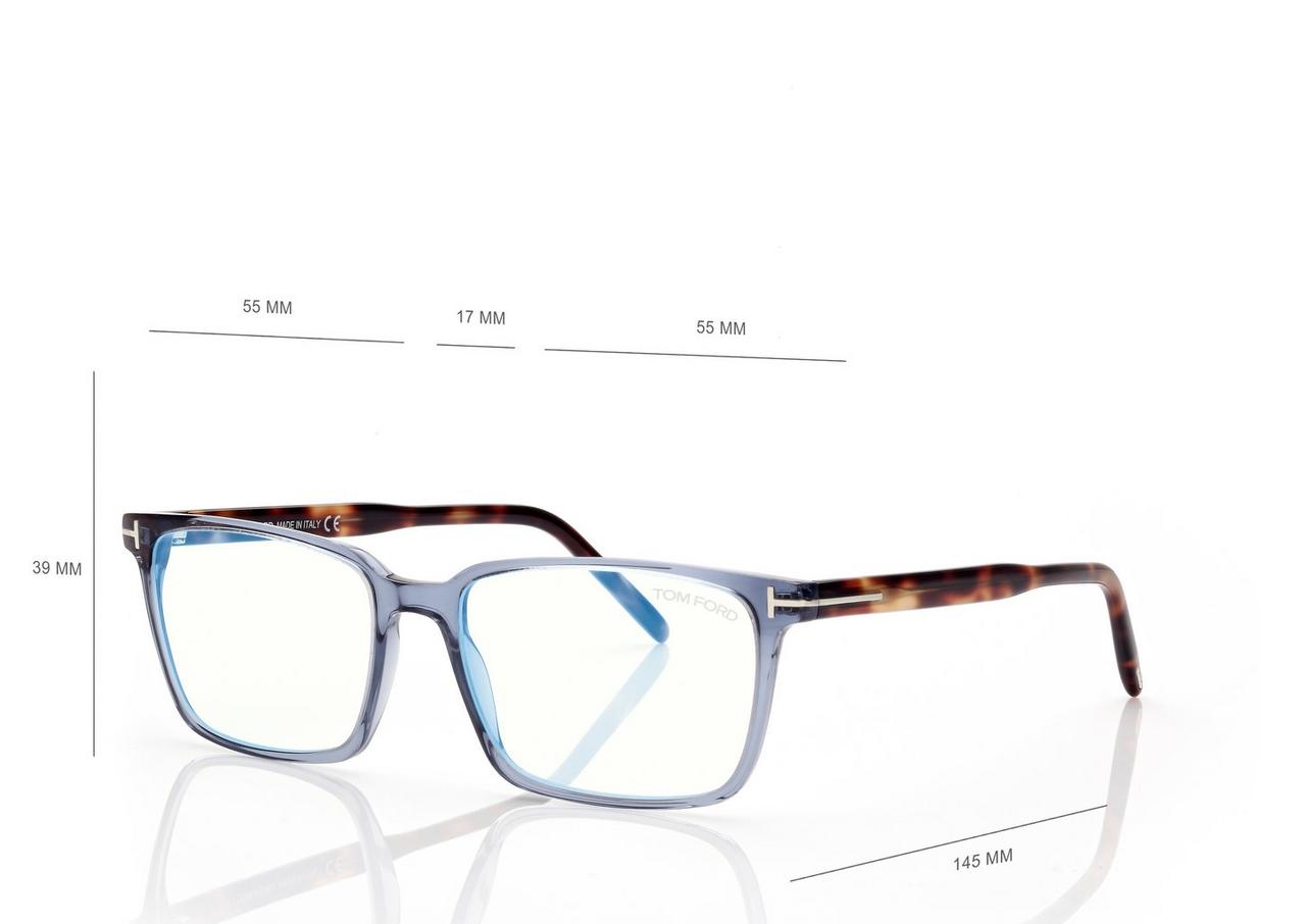 BLUE BLOCK SQUARE OPTICALS image number 3