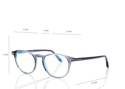 BLUE BLOCK ROUND OPTICALS image number 3