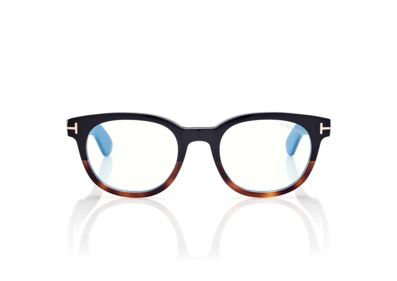 Blue block hot sale round opticals