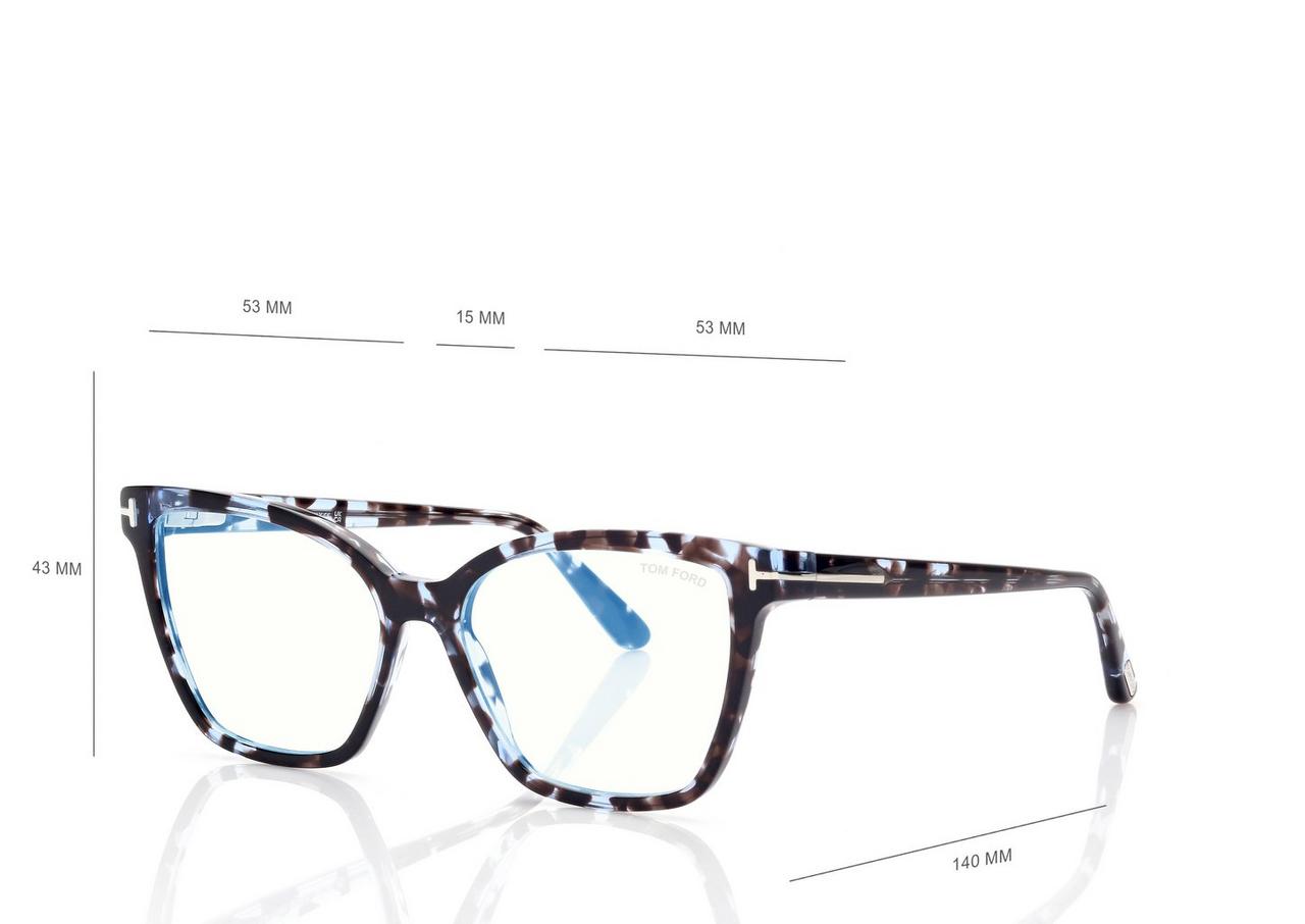 BLUE BLOCK CAT EYE OPTICALS image number 3