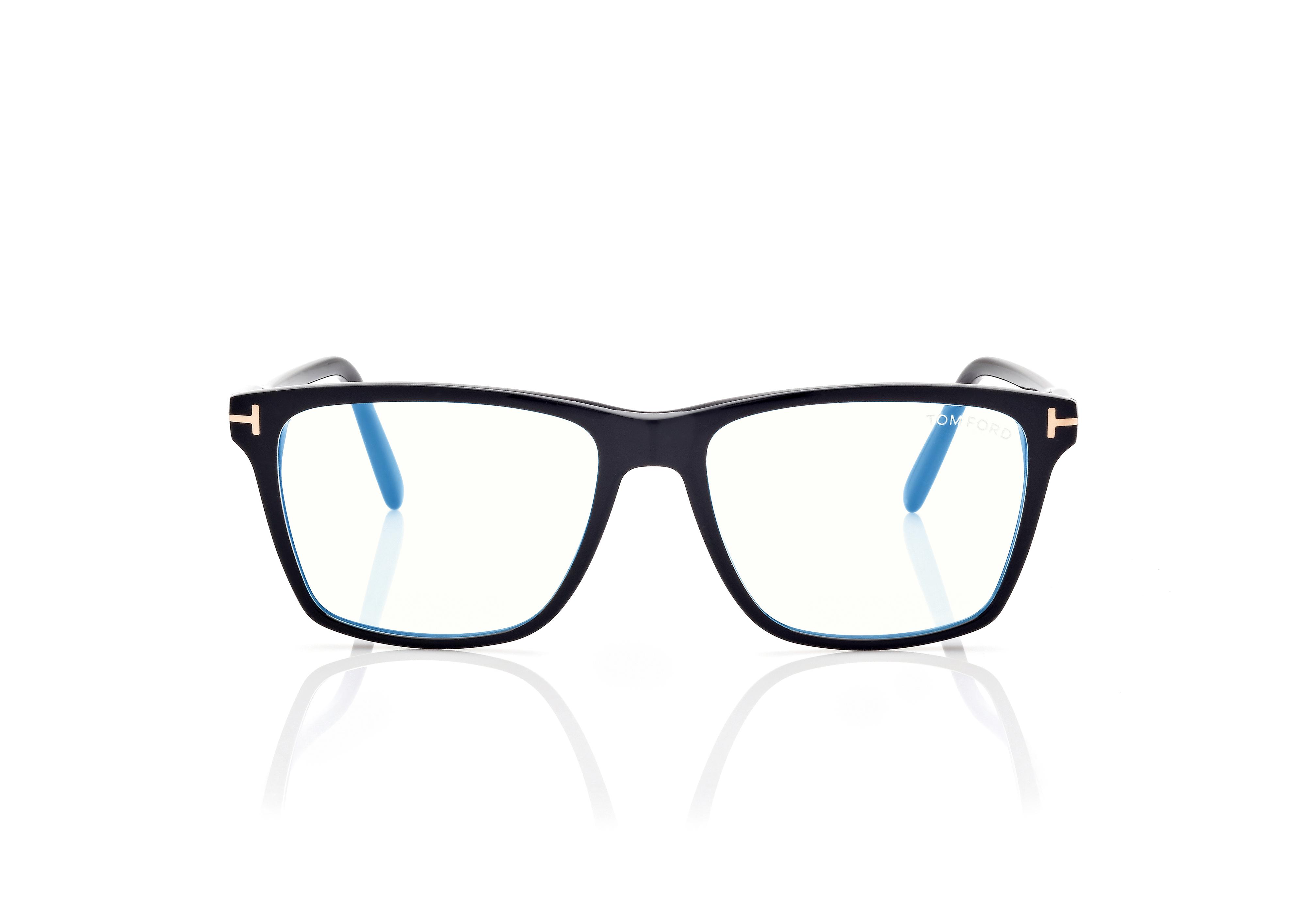 BLUE BLOCK SQUARE OPTICALS | Tom Ford Fashion