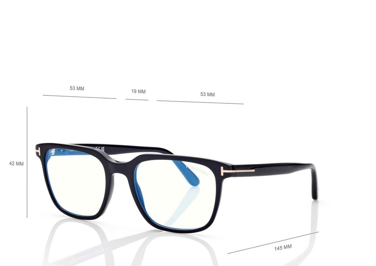 BLUE BLOCK SQUARE OPTICALS image number 3