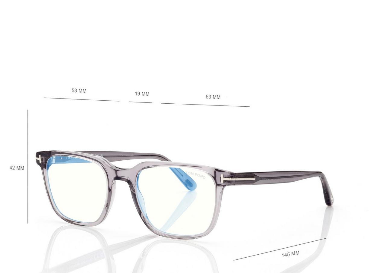 BLUE BLOCK SQUARE OPTICALS image number 3