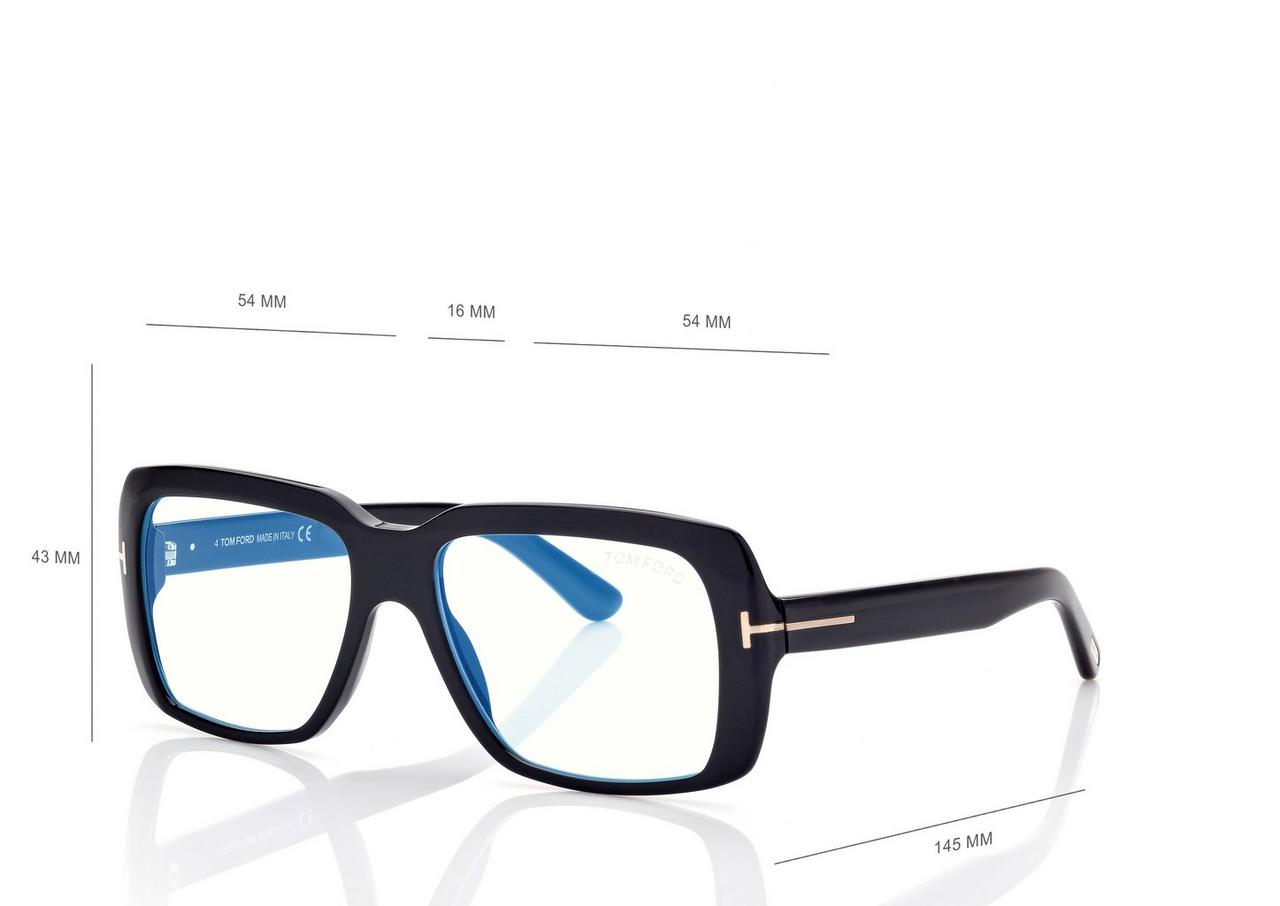 BLUE BLOCK SQUARE OPTICALS image number 3