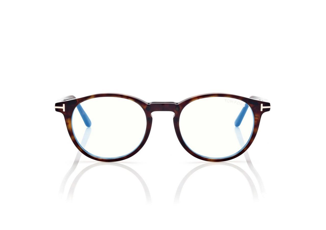 Blue block round hot sale opticals tom ford