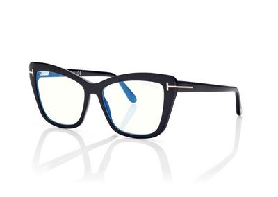 BLUE BLOCK SQUARE CAT EYE OPTICALS image number 1