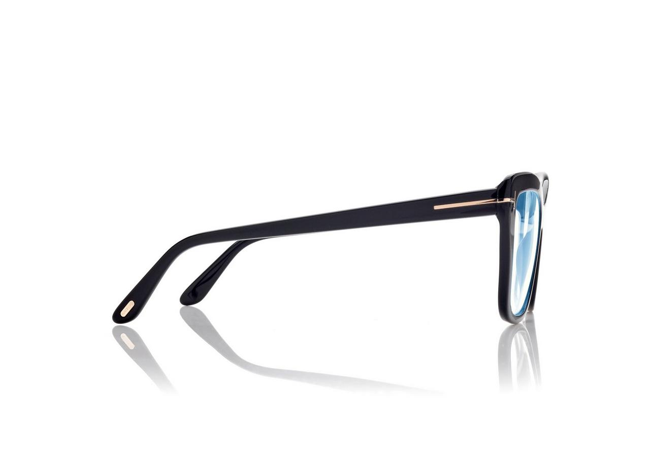 BLUE BLOCK SQUARE CAT EYE OPTICALS image number 2