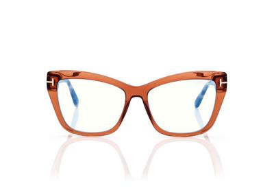 BLUE BLOCK SQUARE CAT EYE OPTICALS image number 0