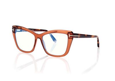 BLUE BLOCK SQUARE CAT EYE OPTICALS image number 1
