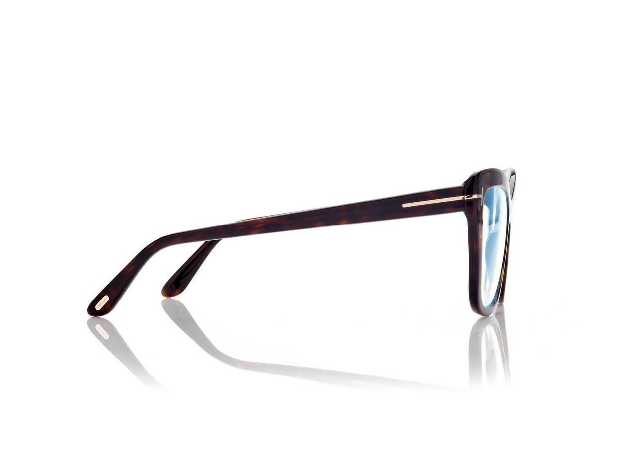 Blue Block Square Cat Eye Opticals 7671