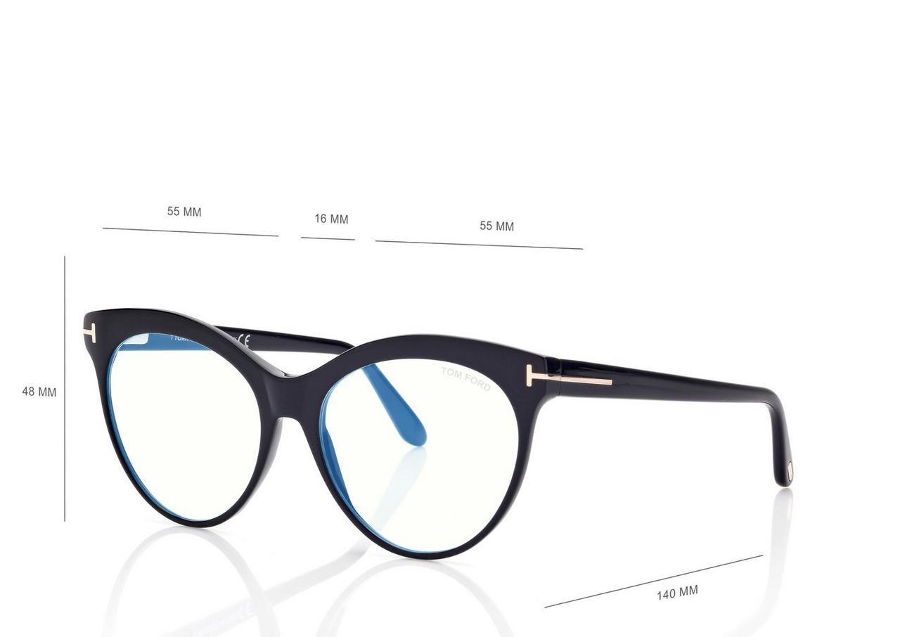 BLUE BLOCK CAT EYE OPTICALS image number 3