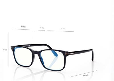 BLUE BLOCK SQUARE OPTICALS | Tom Ford Fashion