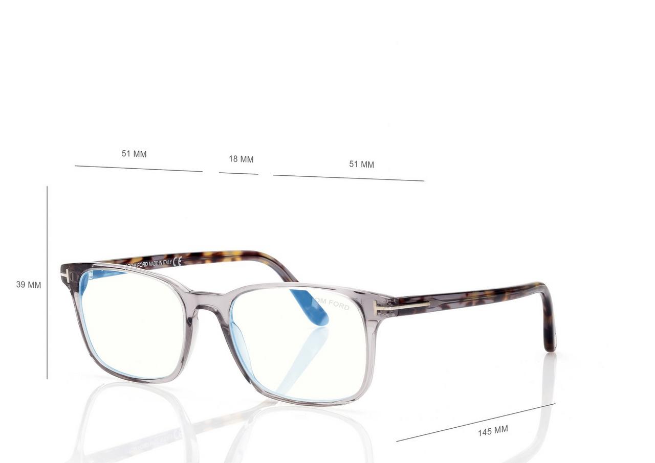 BLUE BLOCK SQUARE OPTICALS image number 3