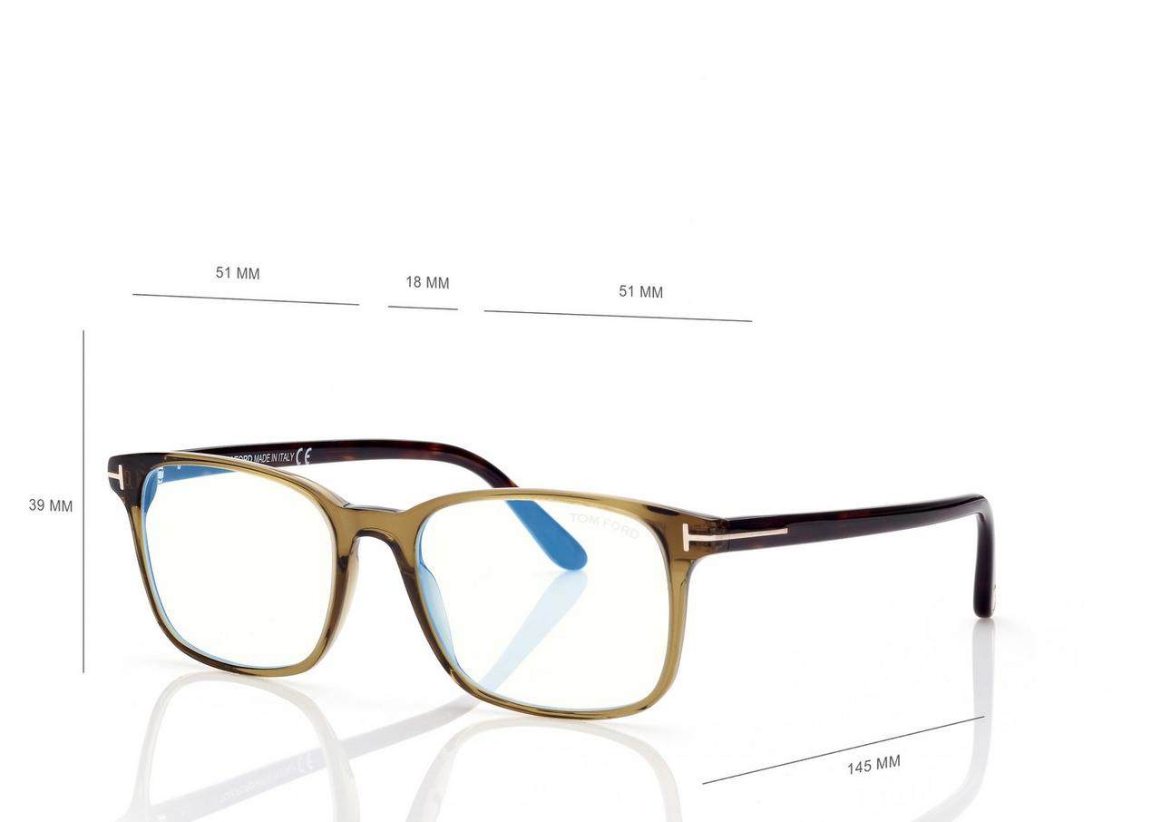 BLUE BLOCK SQUARE OPTICALS image number 3