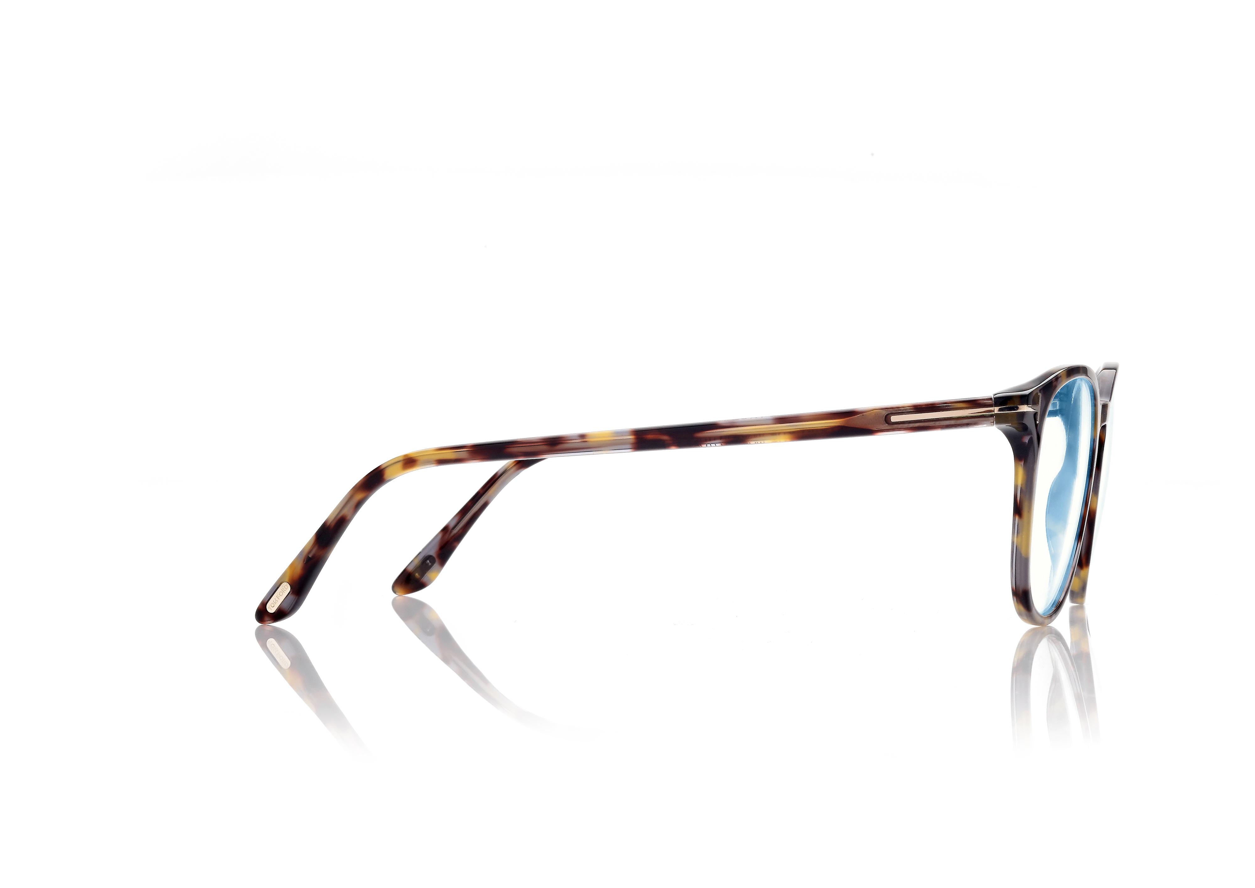 正規販売店】 TOM FORD OPTICAL BLOCK BLUE SHAPE ROUND サングラス