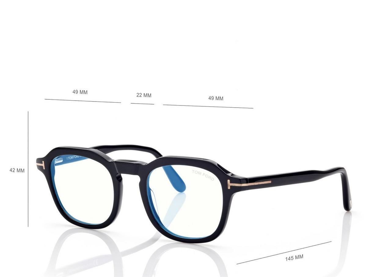 Blue block hot sale round opticals