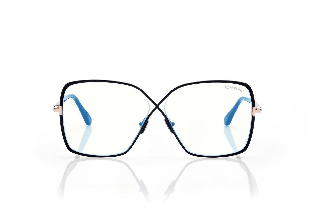 BLUE BLOCK BUTTERFLY OPTICALS image number 0