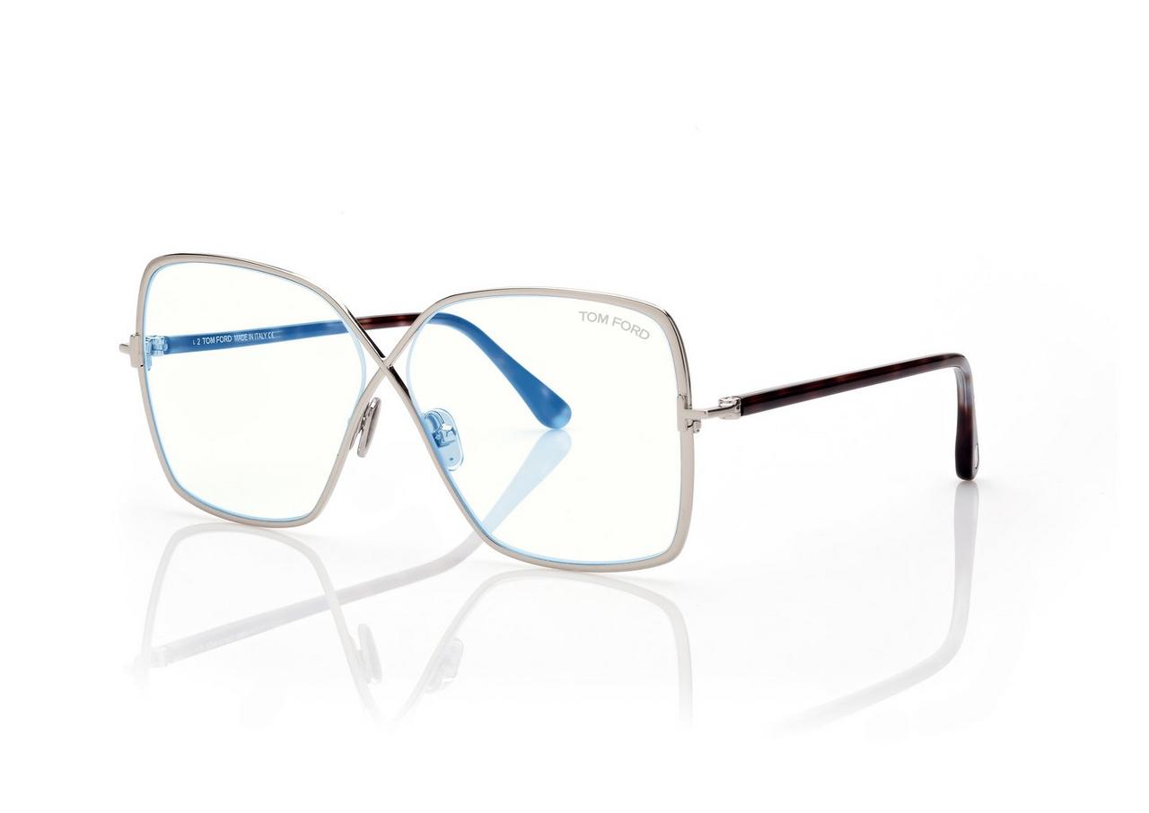 BLUE BLOCK BUTTERFLY OPTICALS