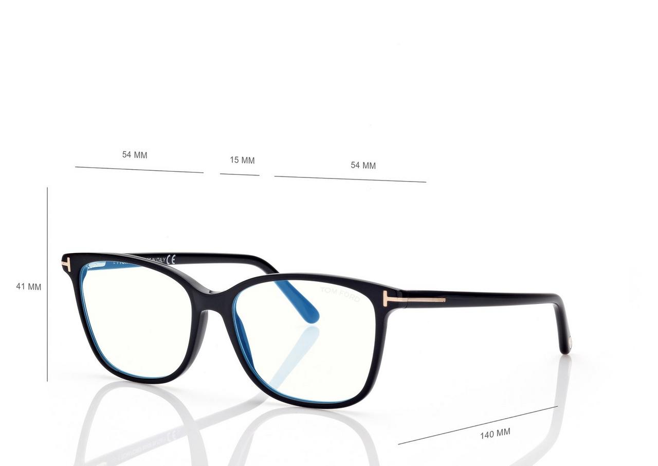 BLUE BLOCK SOFT SQUARE OPTICALS image number 3