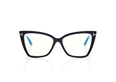 BLUE BLOCK SQUARE CAT EYE OPTICALS image number 0