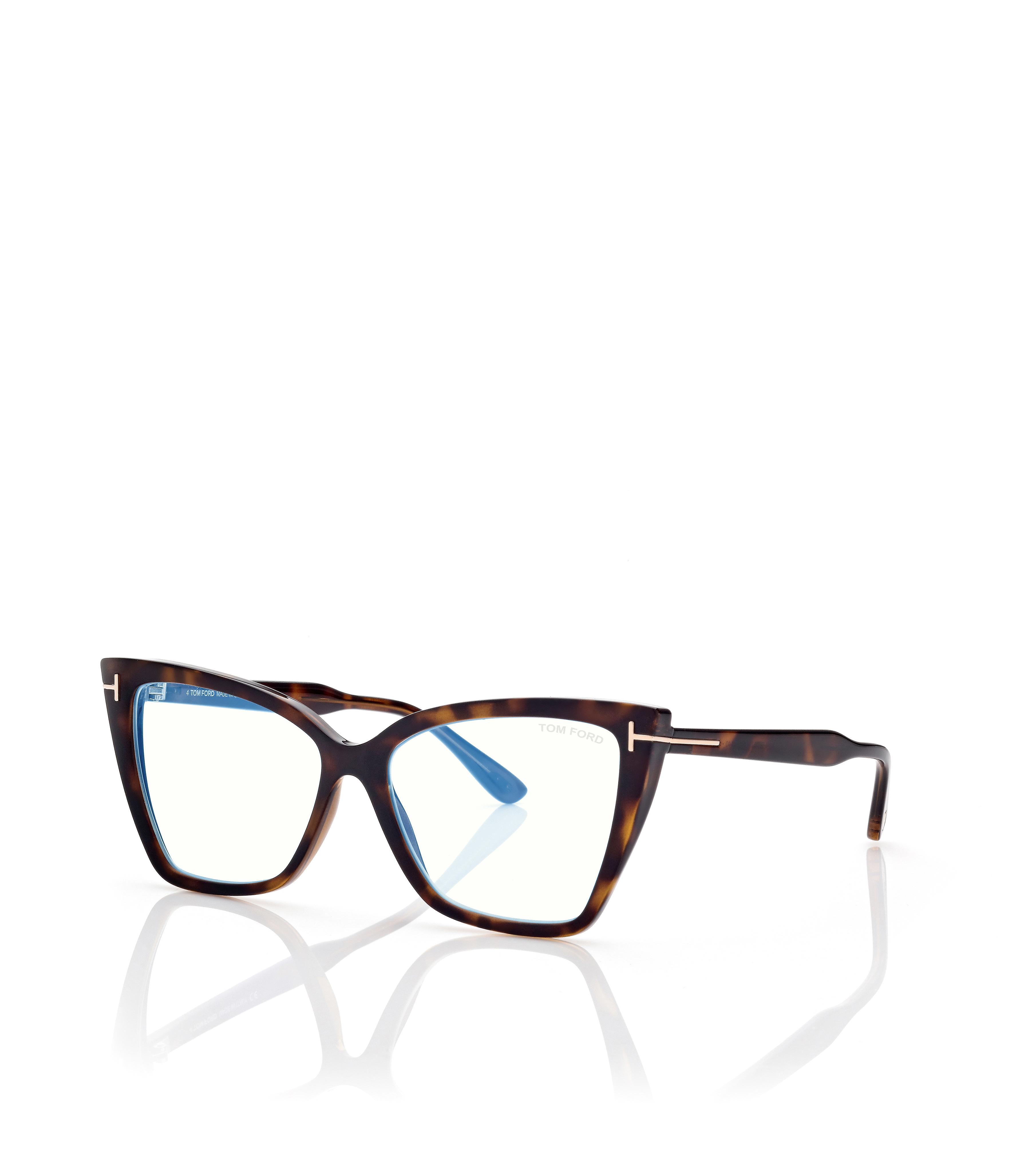BLUE BLOCK SQUARE CAT EYE OPTICALS