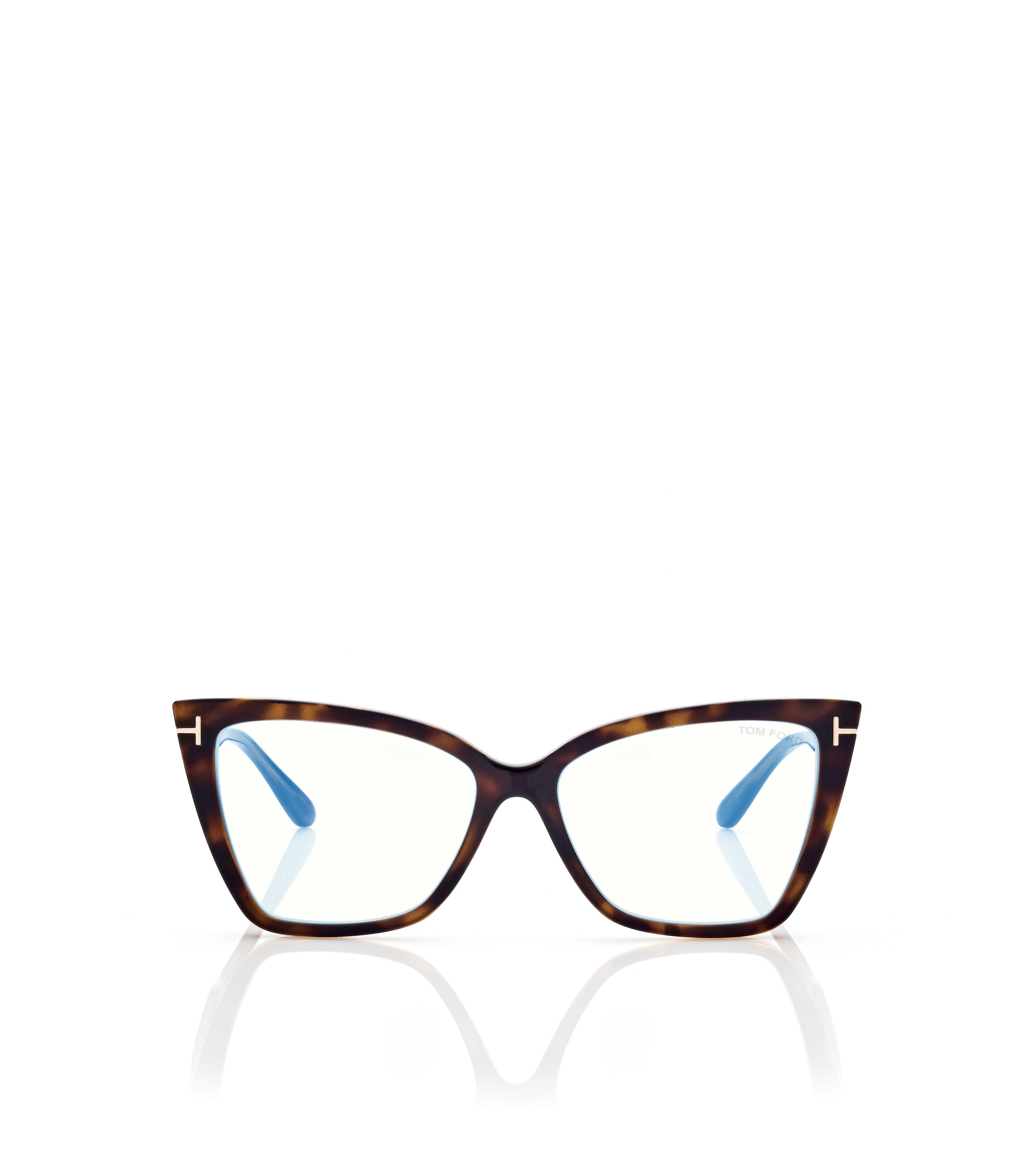 BLUE BLOCK SQUARE CAT EYE OPTICALS